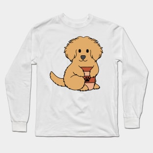 Cavoodle Coffee Long Sleeve T-Shirt